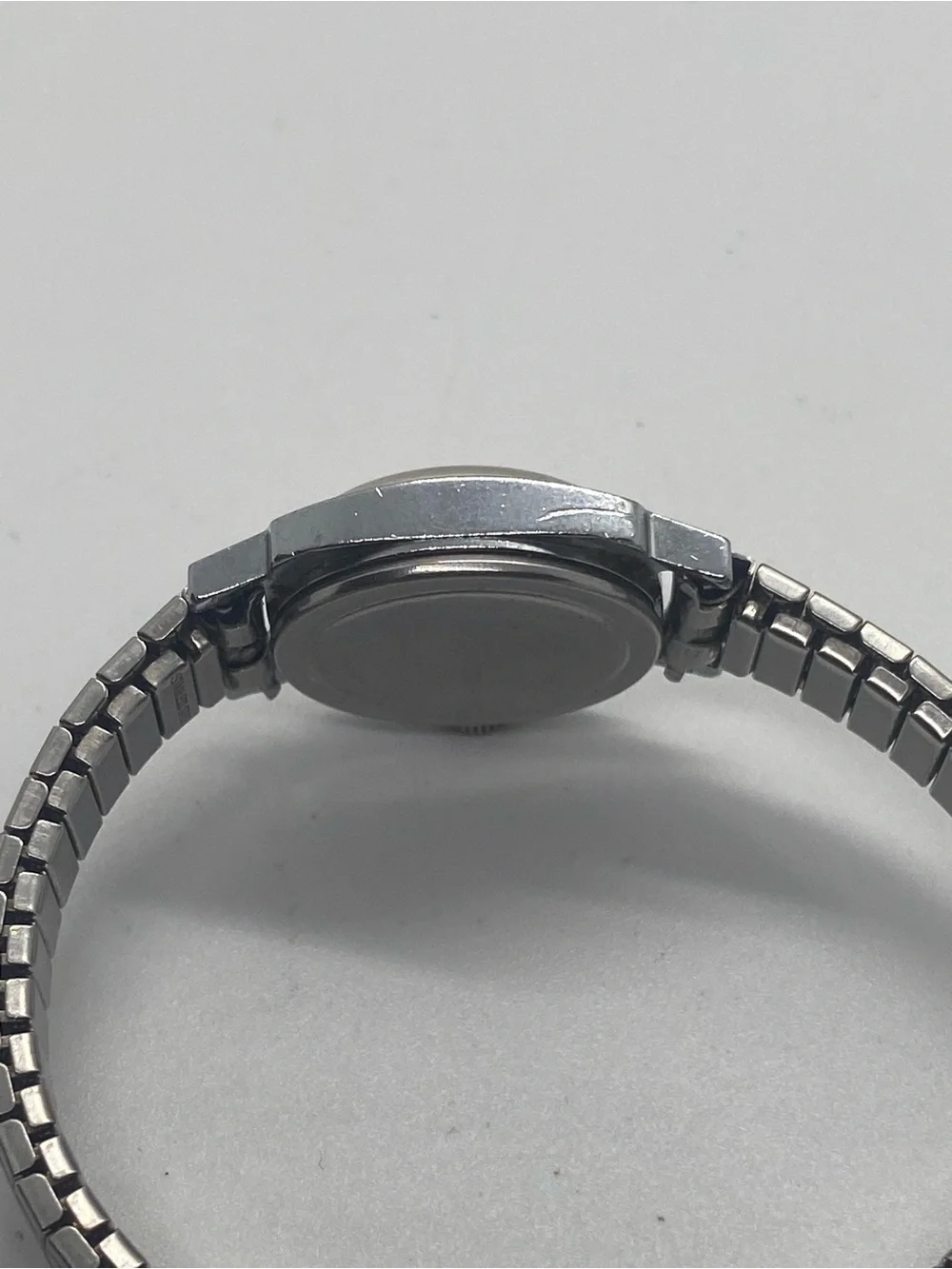 Timex Silver Women's Expansion Bracelet Watch with Cream Dial